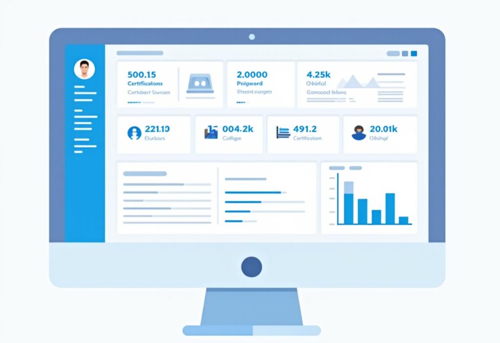 Panel de control de certificación